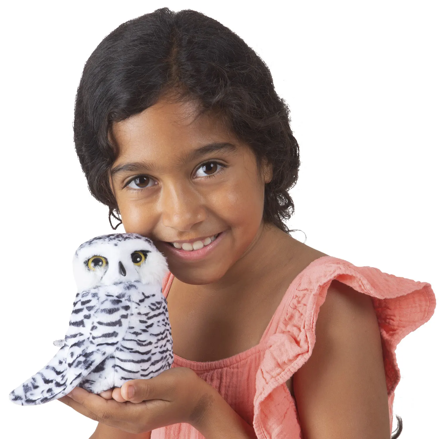 Small Snowy Owl / Kleine Schnee-Eule-Folkmanis® Puppets