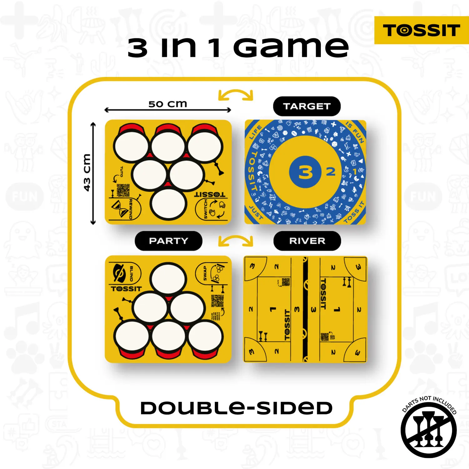 TOSSIT PARTY BOARD-TOSSIT®