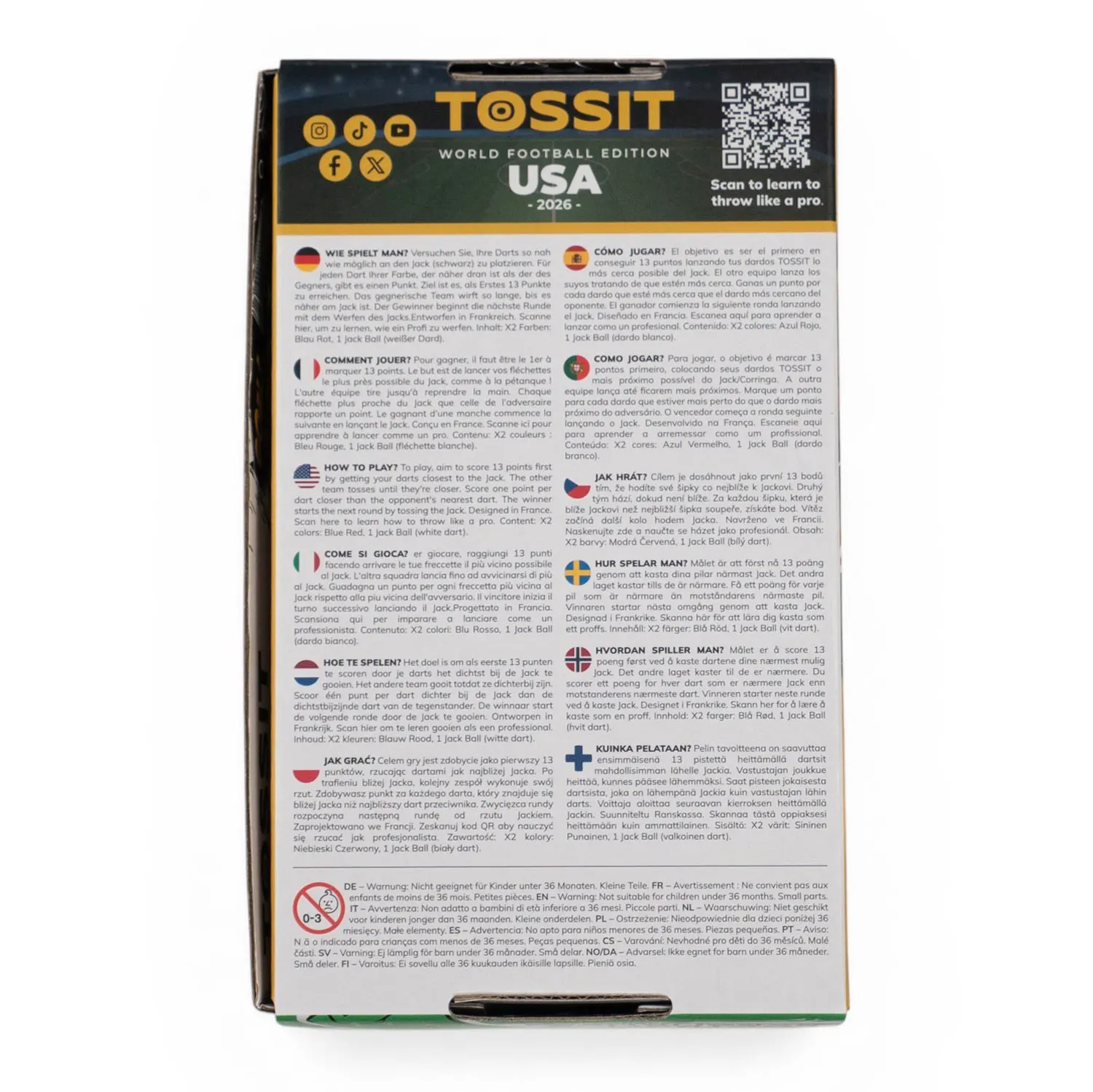 USA - TOSSIT Starter Pack - World Football Edition-TOSSIT®