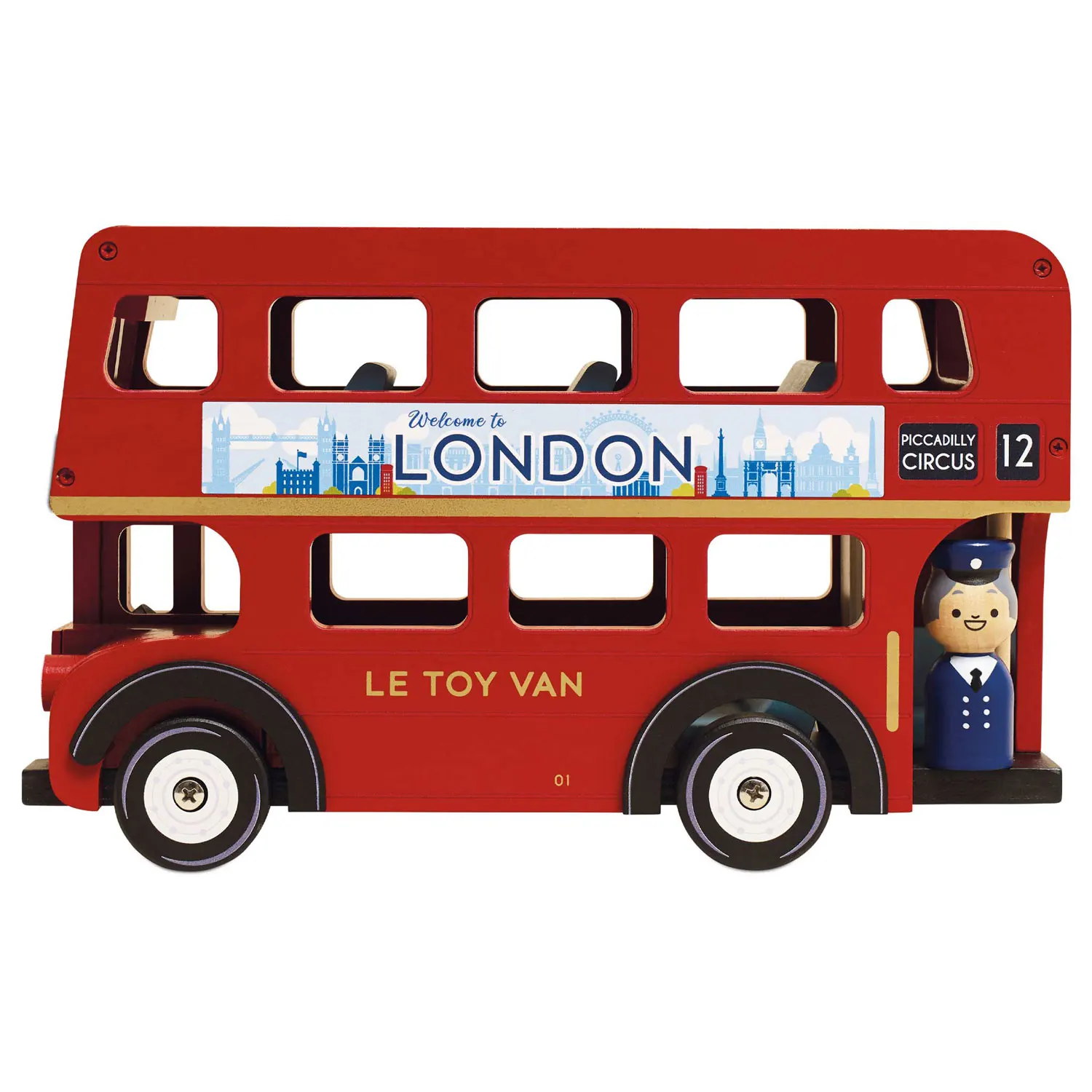 London Wooden Bus & Character-Le Toy Van (LTV)