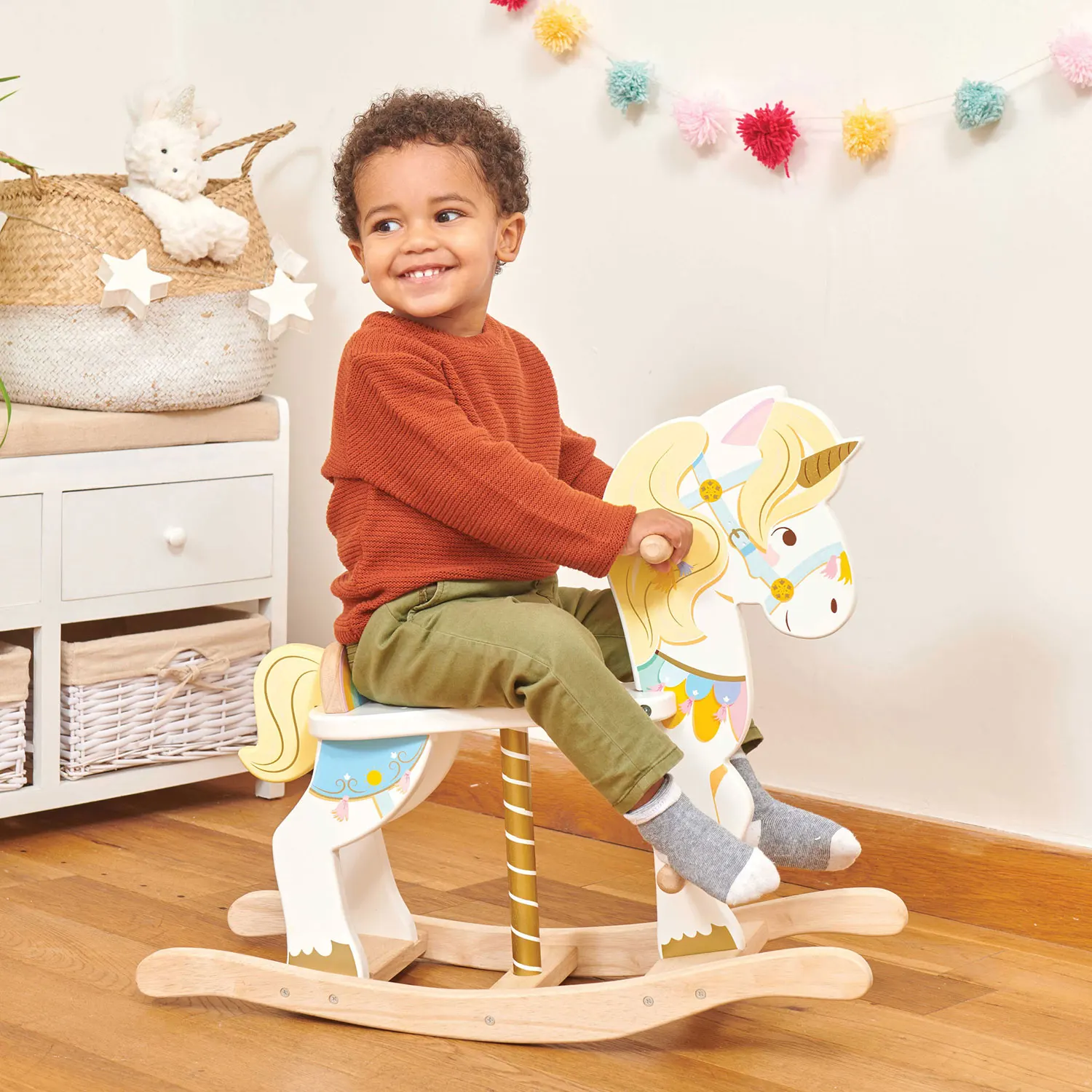 Schaukelpferd Einhorn / Magical Rocking Unicorn Carousel-Le Toy Van (LTV)