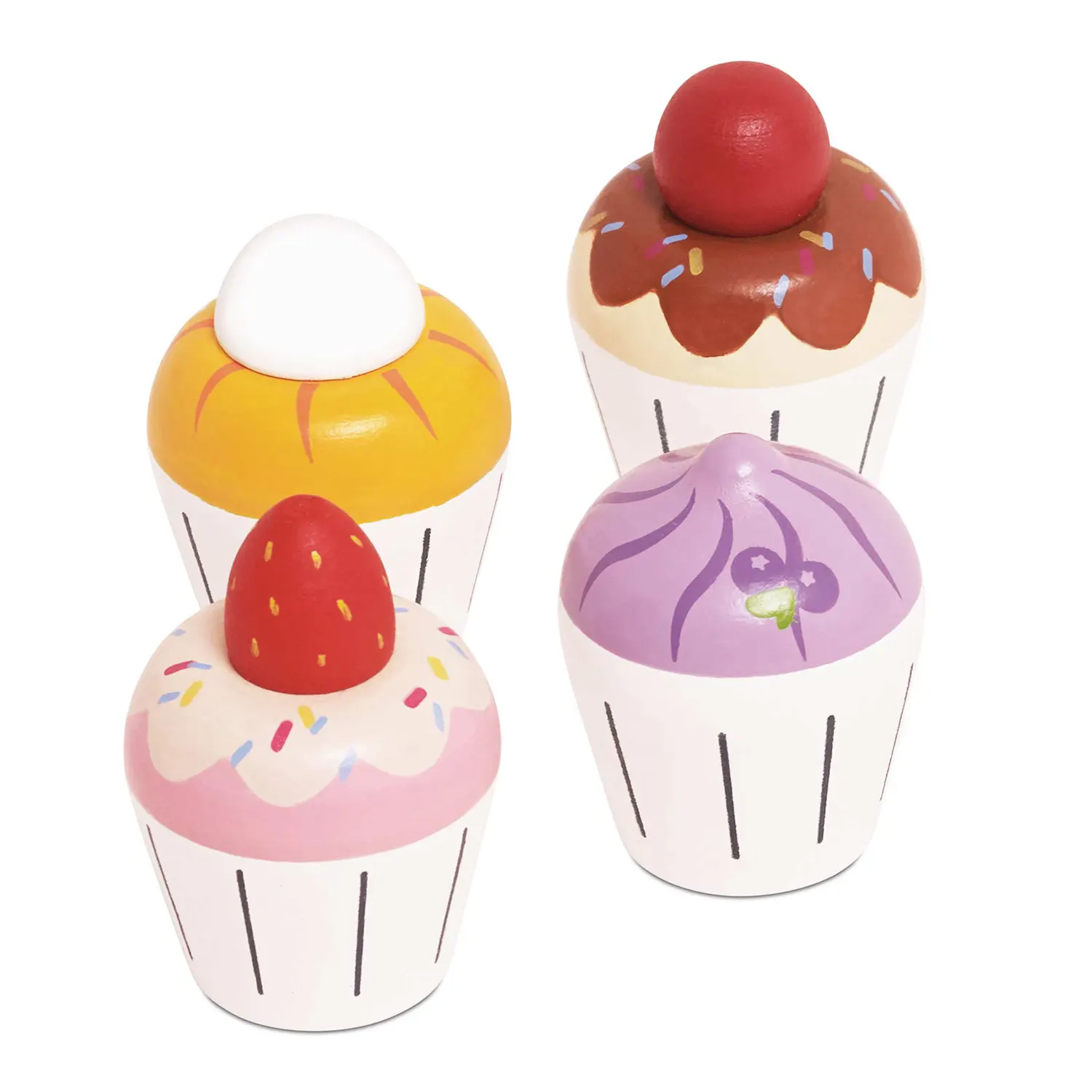Cupcakes Play Food Set (New Look)-Le Toy Van (LTV)