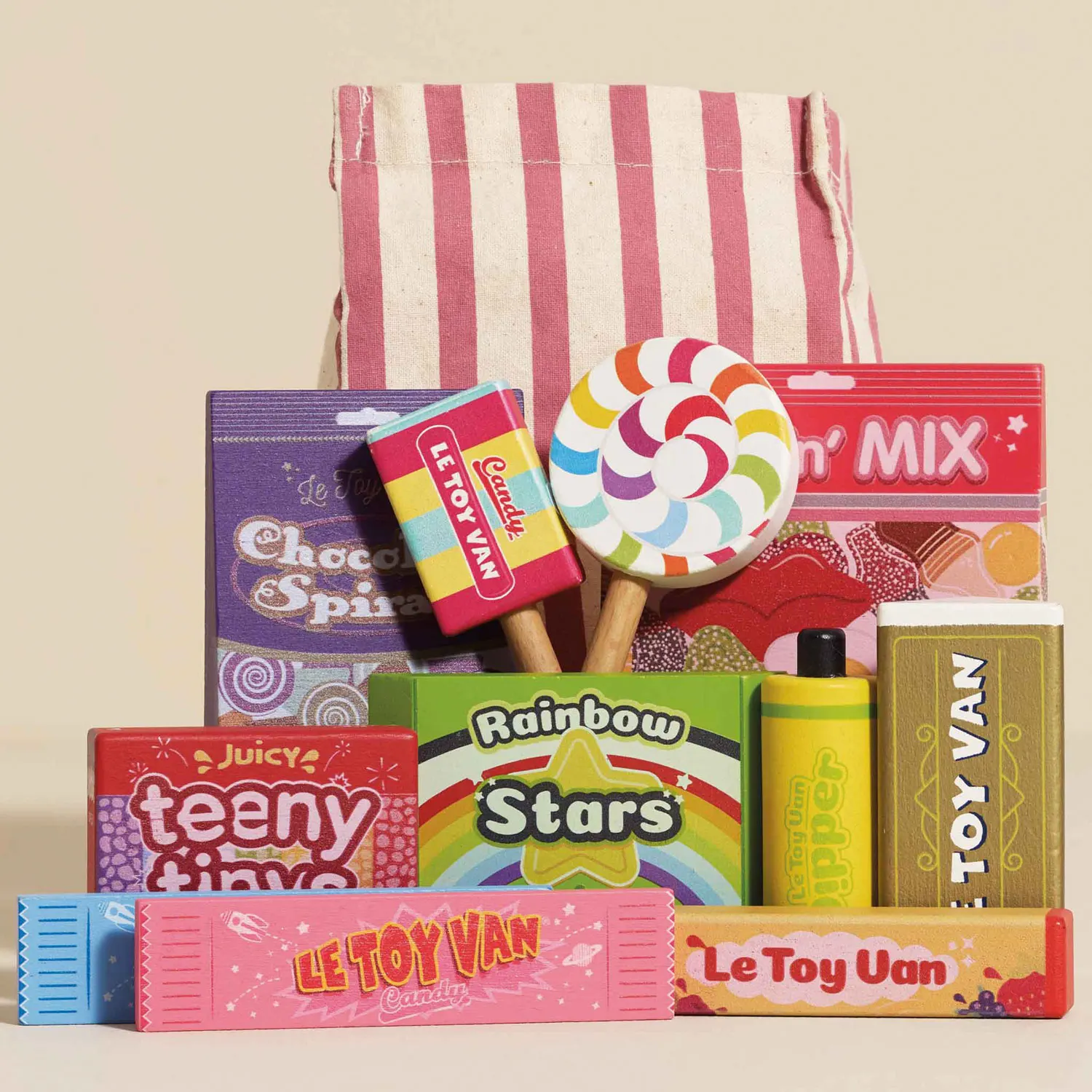 Süßigkeiten & Candy Set / Retro Sweets and Candy Roleplay Set-Le Toy Van (LTV)