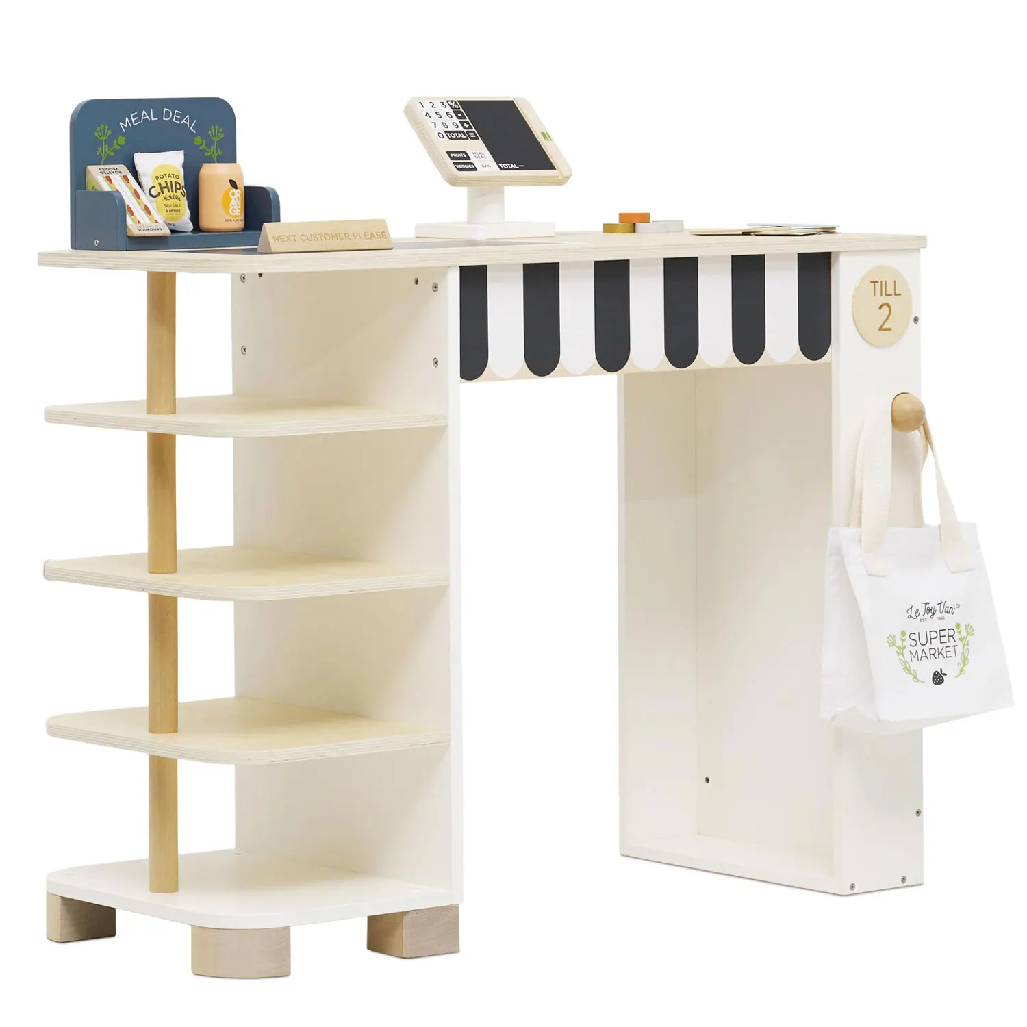 Supermarktkasse & Zubehör / Supermarket Till Checkout & Accessories-Le Toy Van (LTV)