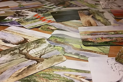 River - Fluß Therapeutischen Kartenspiel-Story & Therapy