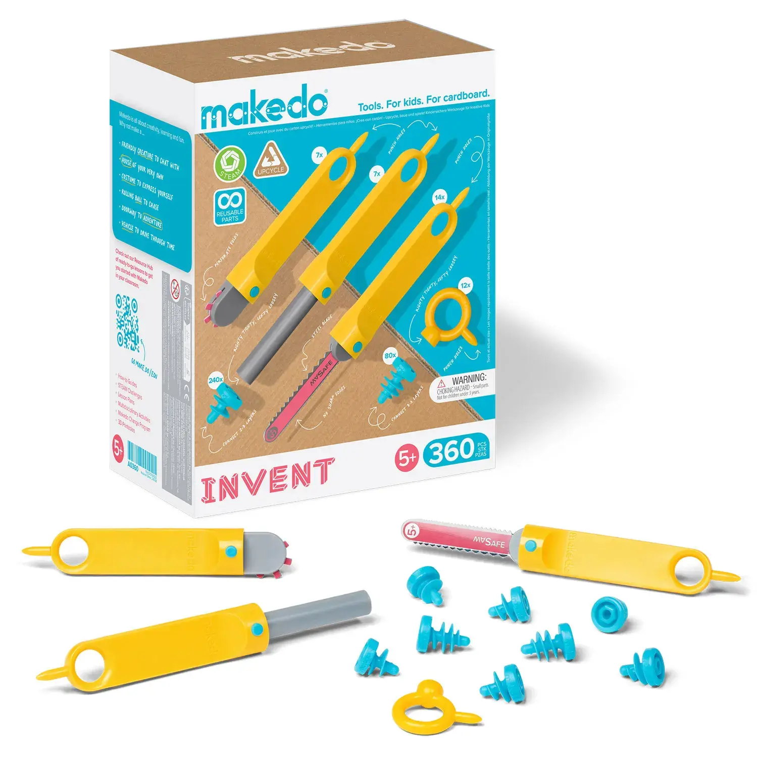Makedo - Invent Kit - Kartonbau Werkzeugset