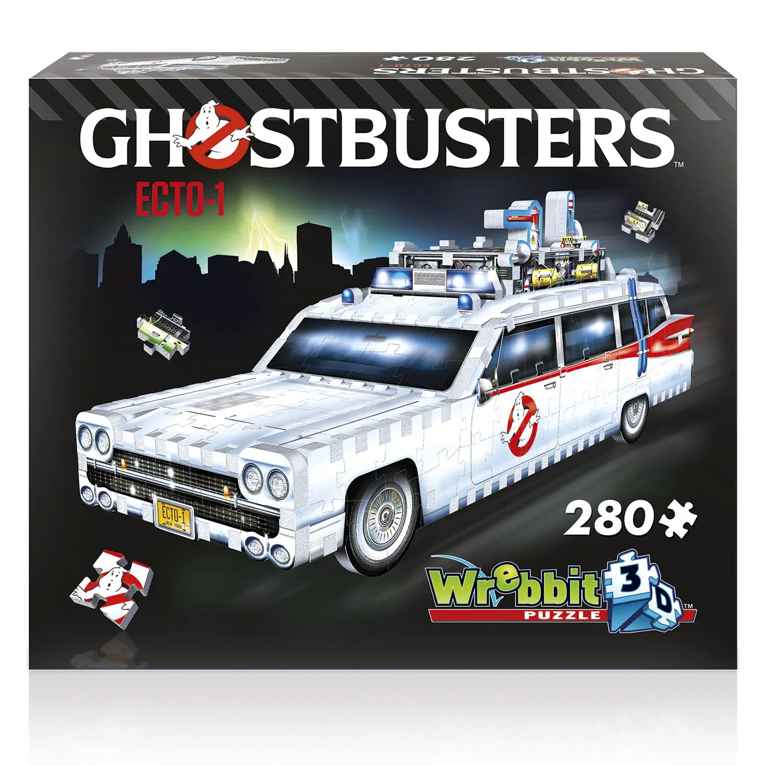 ECTO-1 - Ghostbusters (280Teile) - 3D-Puzzle-Wrebbit-3D Puzzles