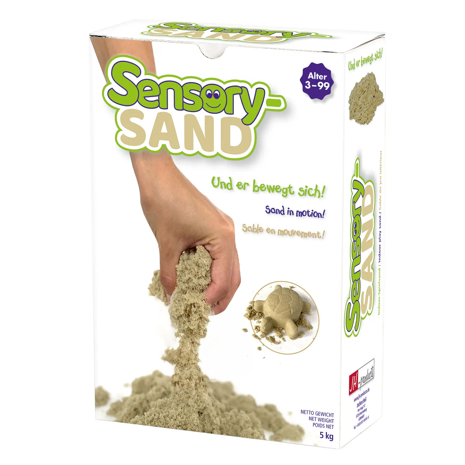 Sensory-Sand 5 kg - kinetische Fließeigenschaften-JH-products