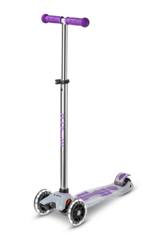 Maxi Micro deluxe flux LED purple-Micro-Mobility Systems