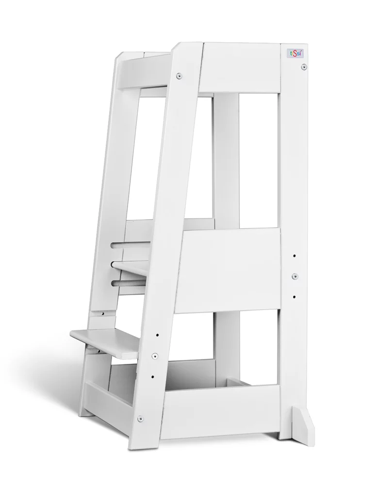 tiSsi® Entdeckerturm / Lernturm FELIX mitwachsend Weiß-tiSsi®