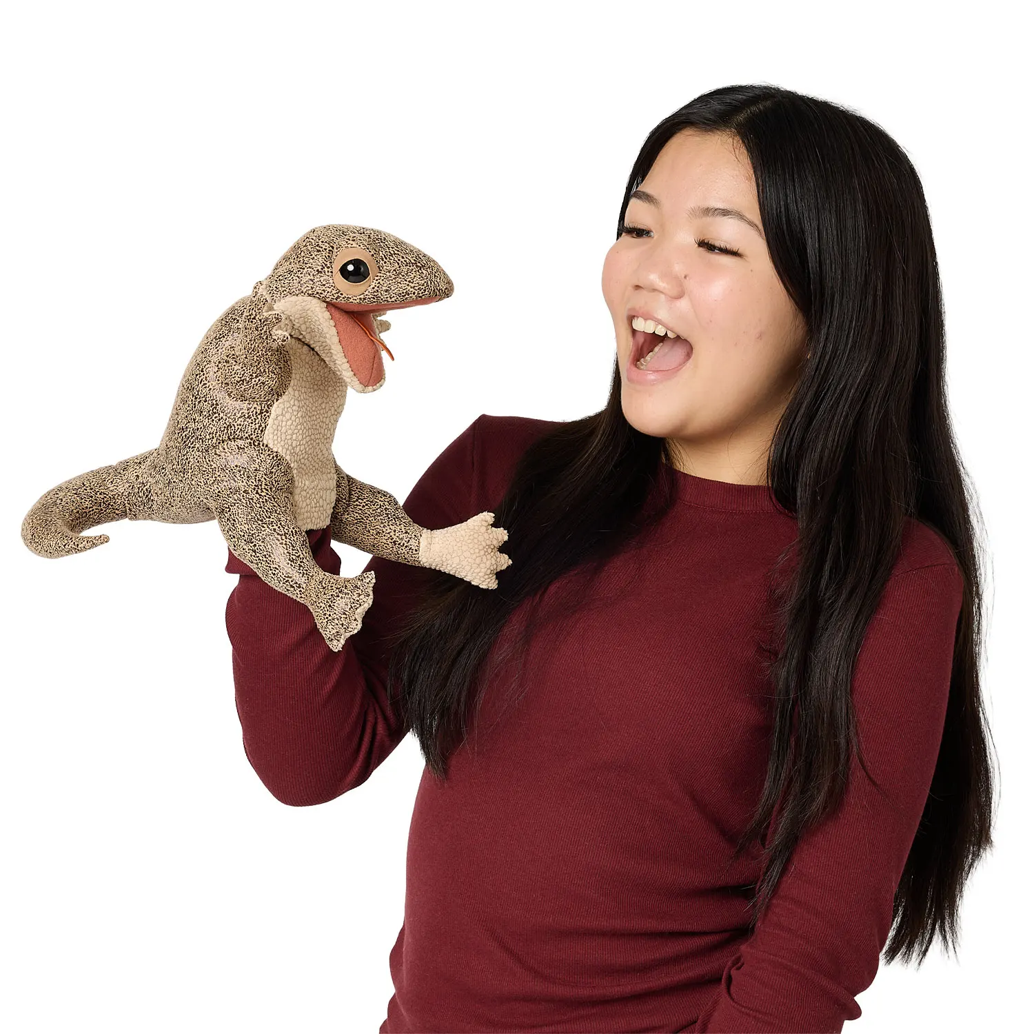 Lizard / Eidechse-Folkmanis® Handpuppen