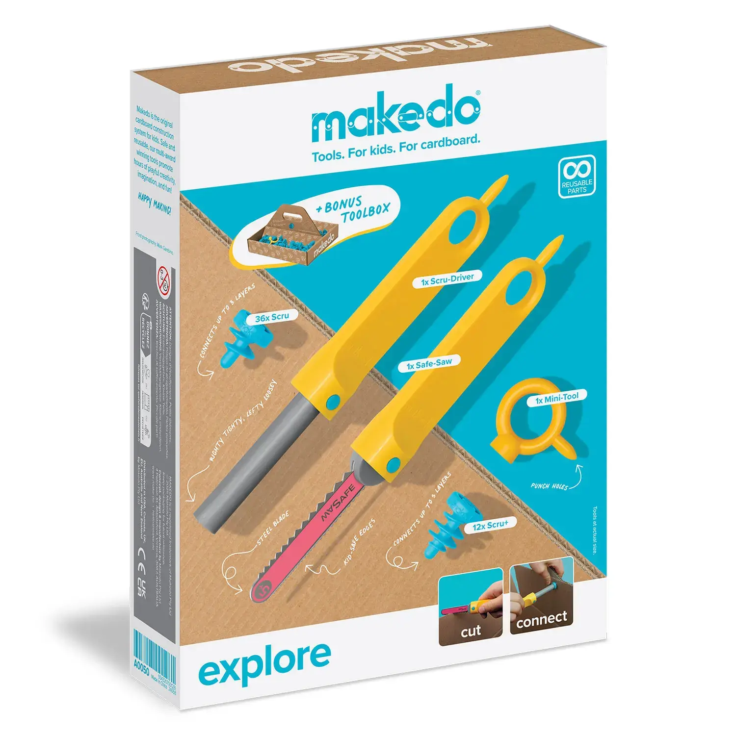 Makedo - Explore Kit - Kartonbau Werkzeugset