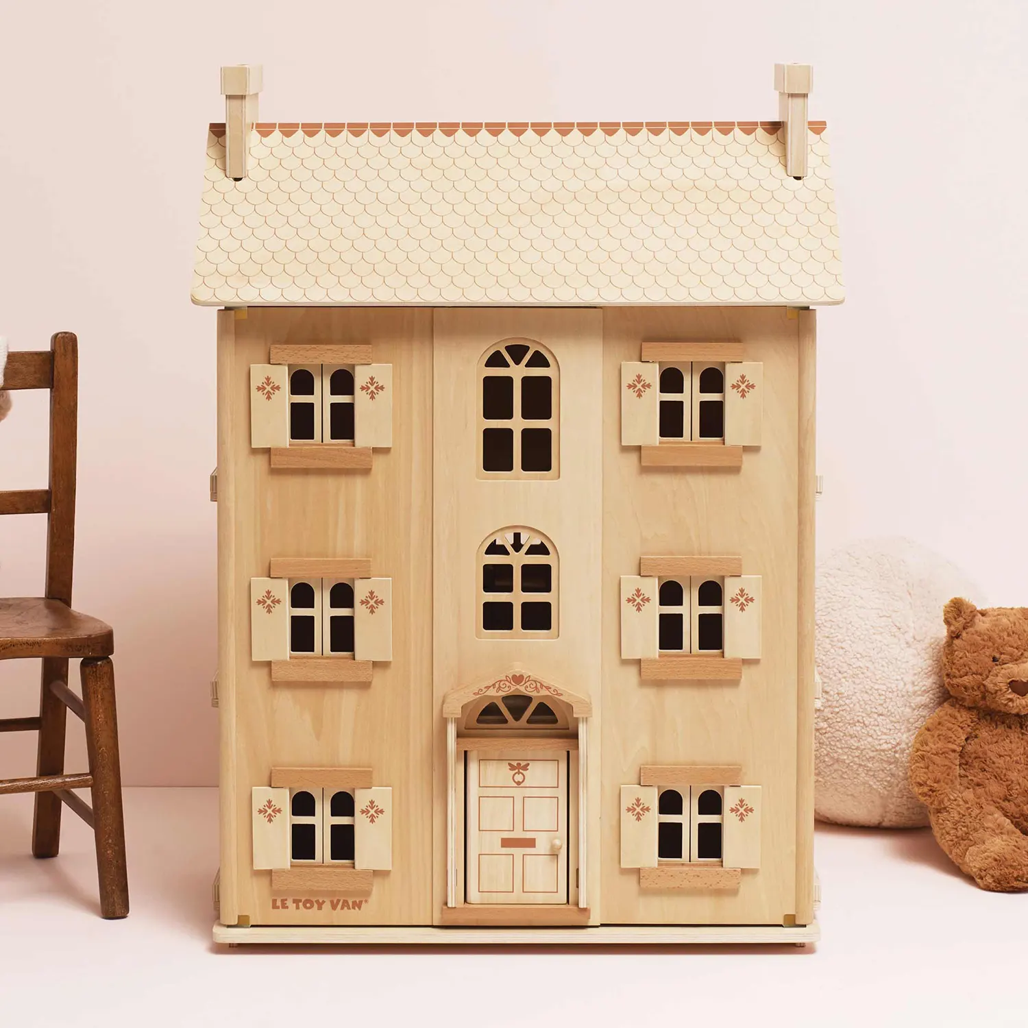 Puppenhaus Natur / Natural Wood Doll House-Le Toy Van (LTV)