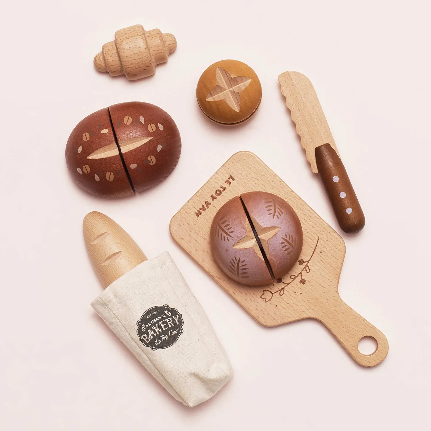 Bread, Loaf and Knife Set / Brotlaib und Messer Set-Le Toy Van (LTV)