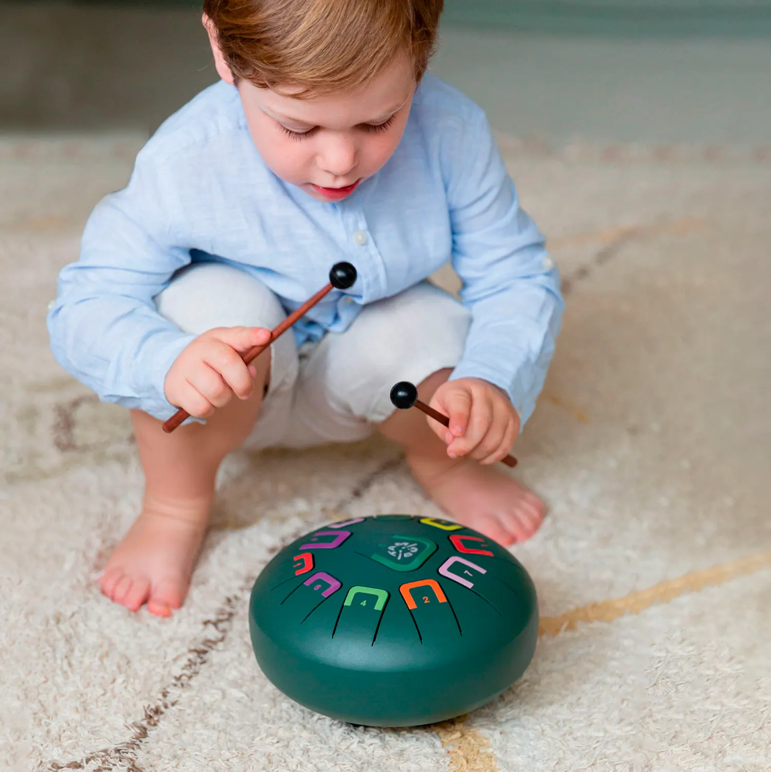 Tambu Steel Drum - Wild Jungle (Matt Jungle green)-JuegaConmigo