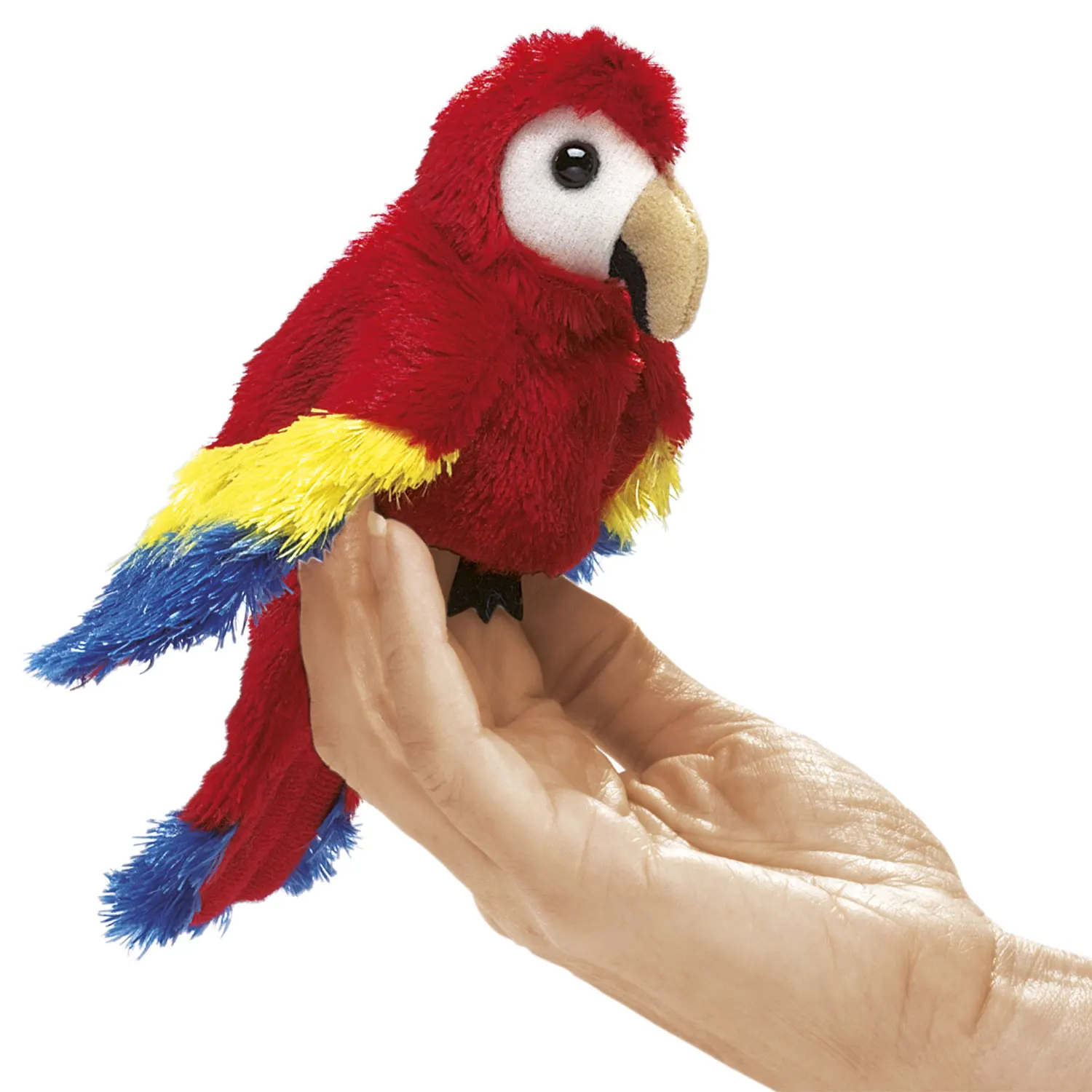 Mini Papagei / Mini Scarlet Macaw-Folkmanis® Puppets