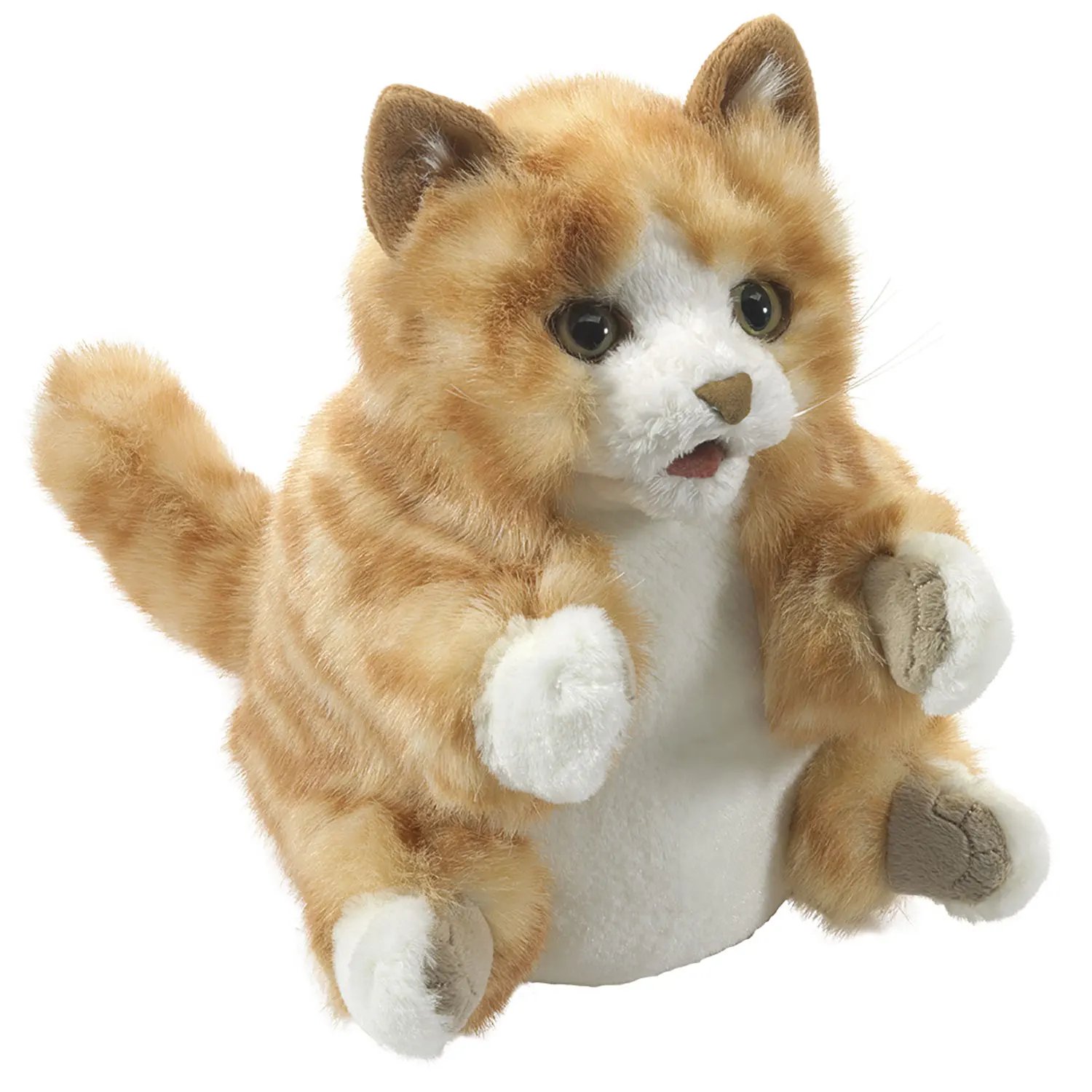 Kätzchen orange-braun / Orange Tabby Kitten-Folkmanis® Puppets