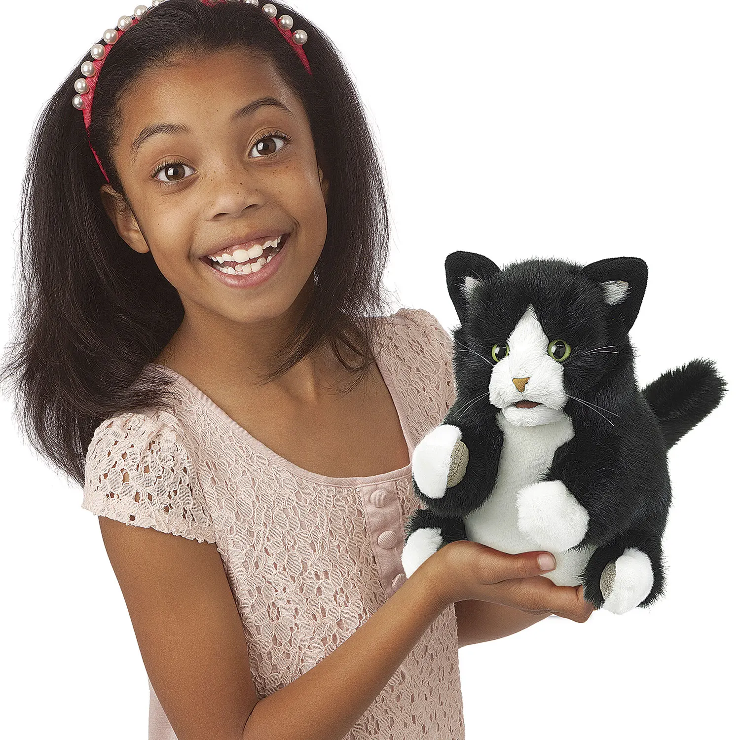 Tuxedo Kätzchen / Tuxedo Kitten-Folkmanis® Handpuppen