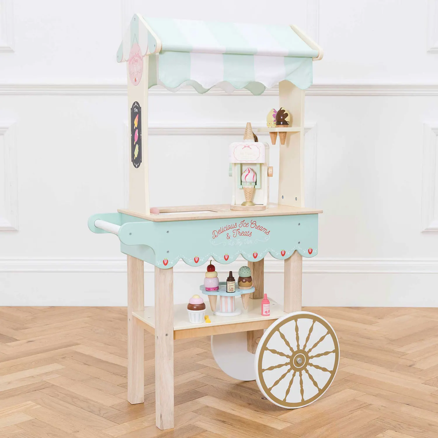 Eiscremewagen / Ice Cream Trolley Market Stall-Le Toy Van (LTV)