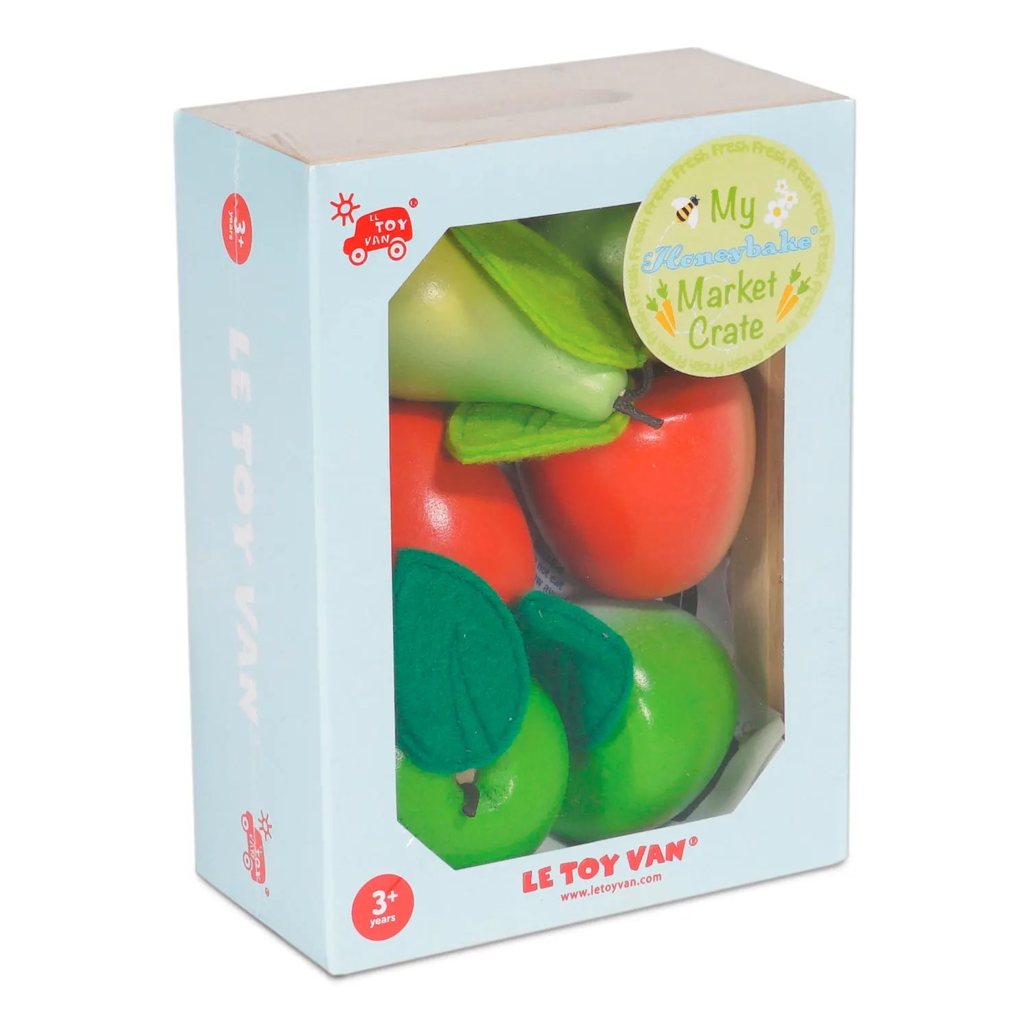 Äpfel & Birnen Marktkiste / Orchard Fruits Wooden Market Crate - 2022-Le Toy Van (LTV)