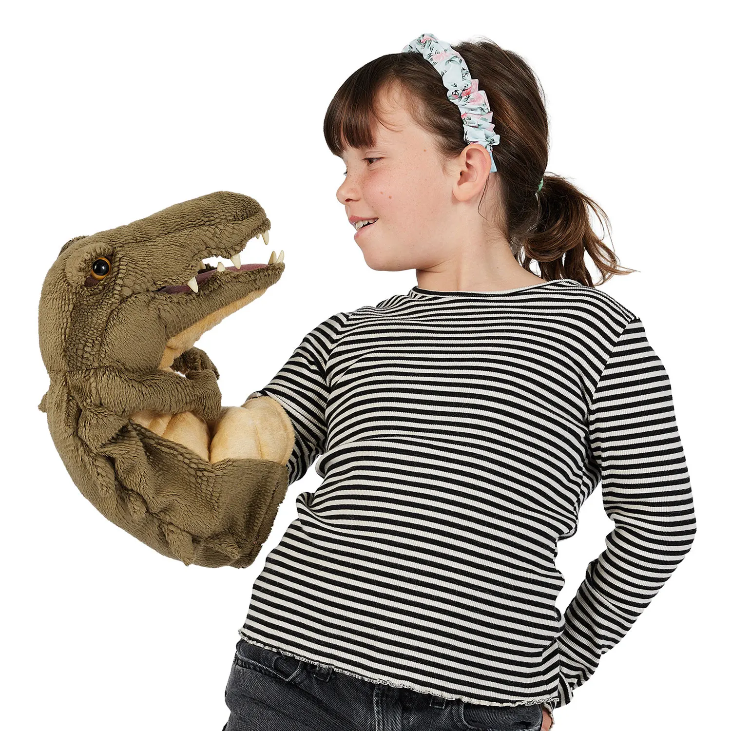 Crocodile Stage Puppet-Folkmanis® Handpuppen