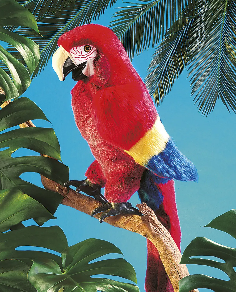 Ara / Scarlet Macaw-Folkmanis® Puppets