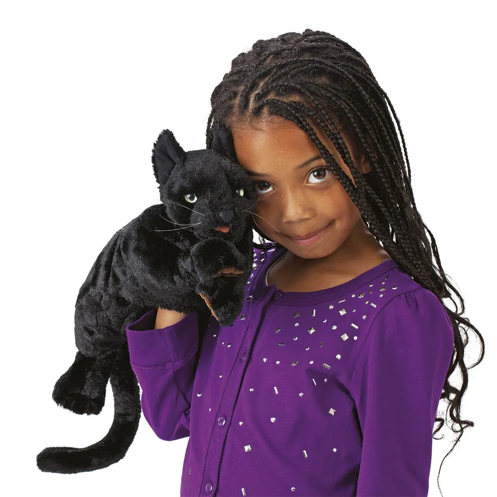 Schwarze Katze / Black Cat-Folkmanis® Puppets