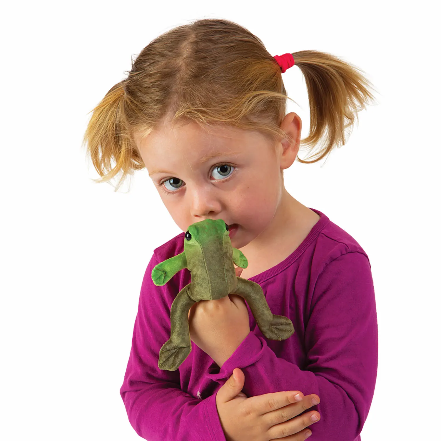 Mini sitzender Frosch / Mini Sitting Frog-Folkmanis® Puppets