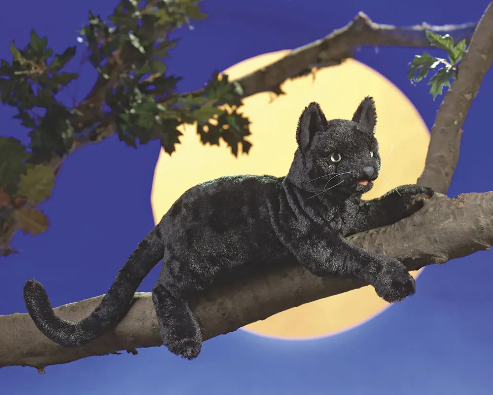Schwarze Katze / Black Cat-Folkmanis® Puppets