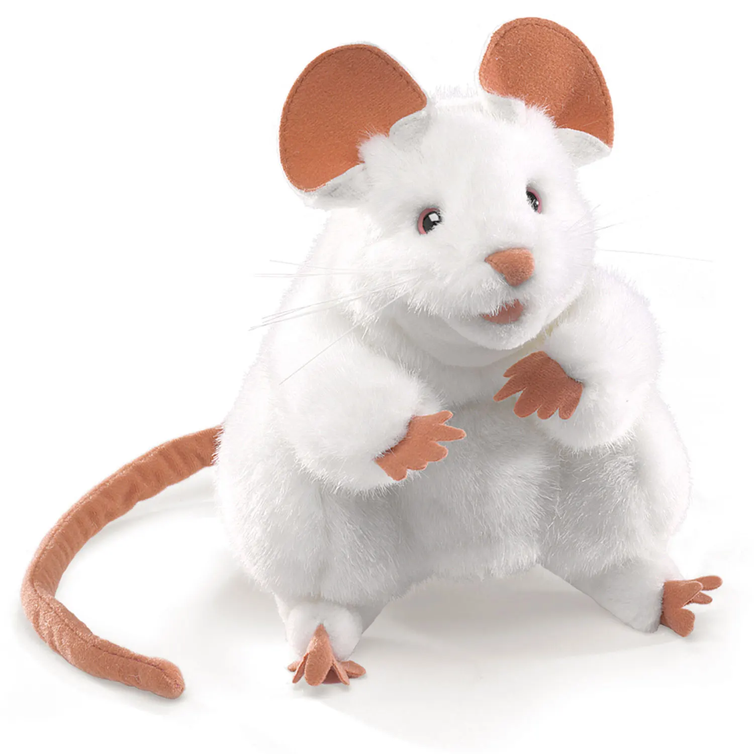 Weiße Maus / White Mouse-Folkmanis® Puppets