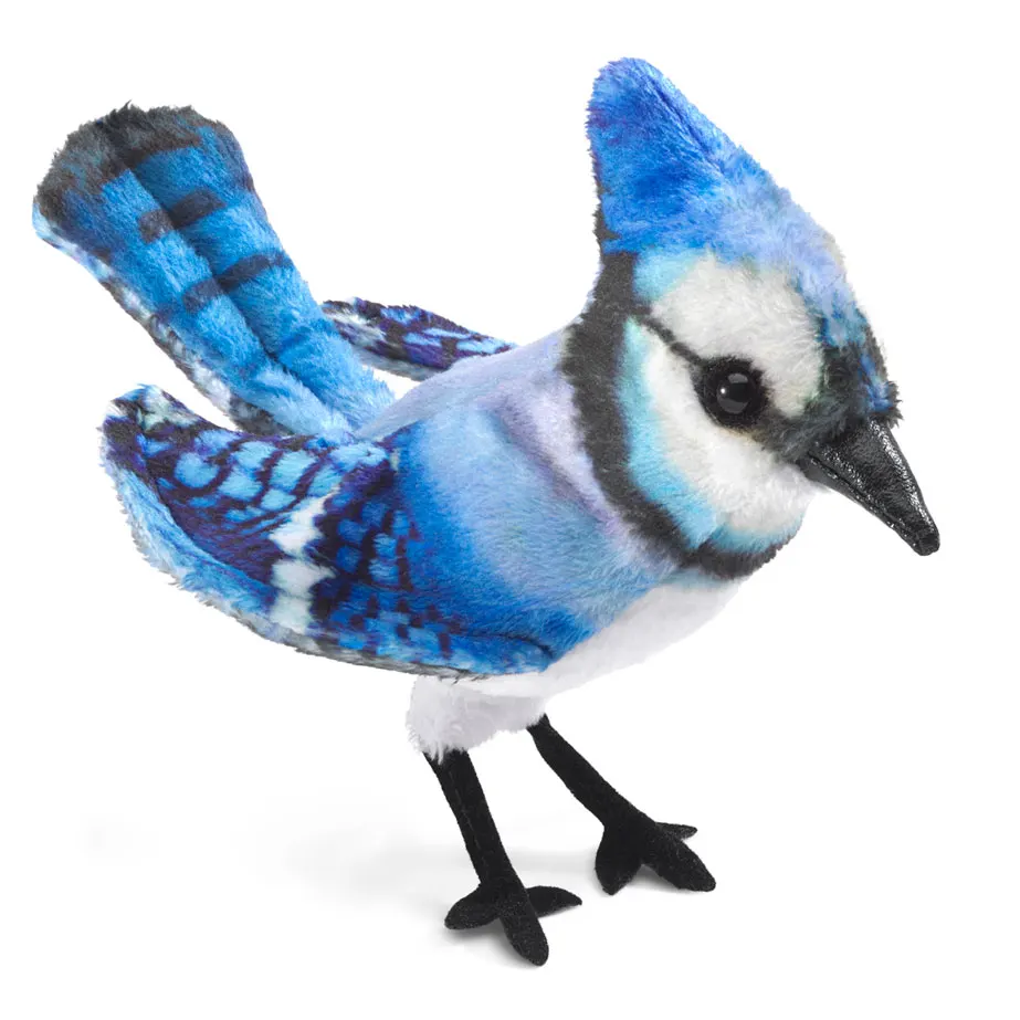 Mini Blauhäher/ Mini Blue Jay-Folkmanis® Puppets
