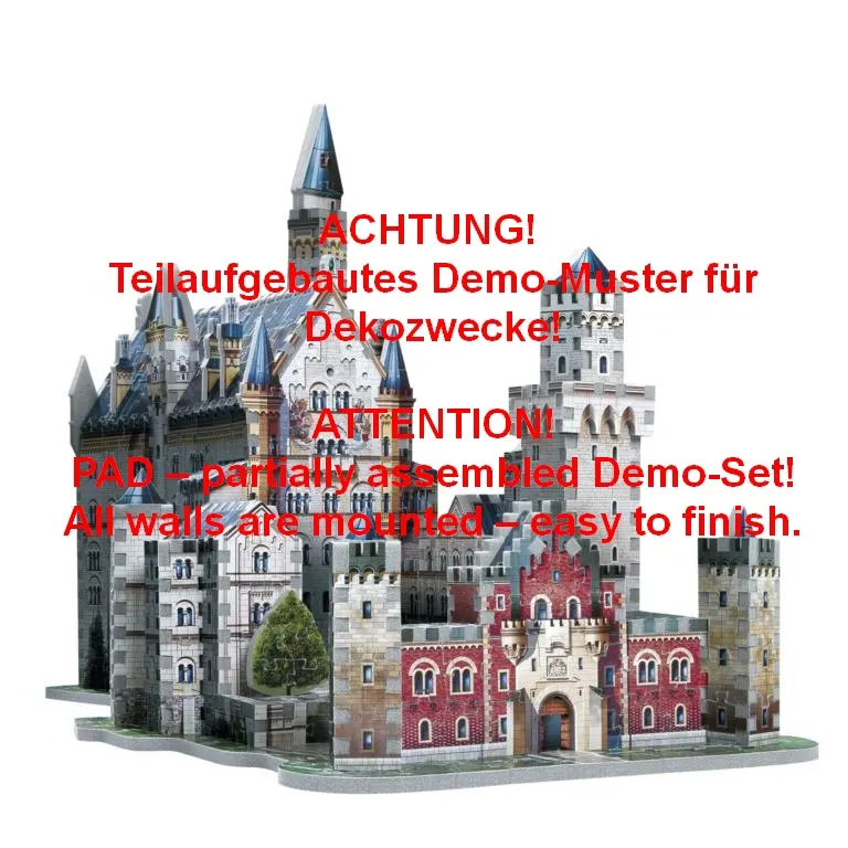PAD - Schloss Neuschwanstein-Wrebbit-3D Puzzles