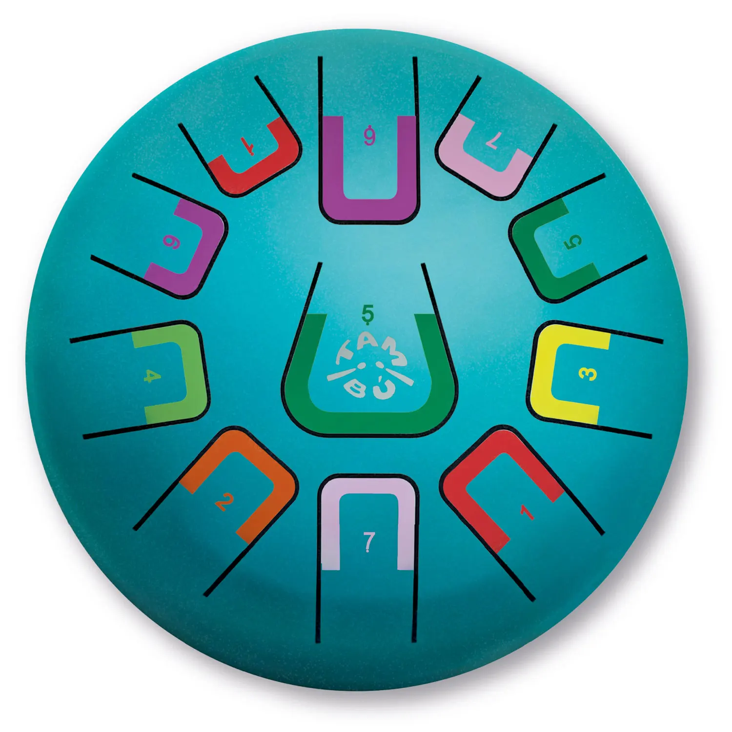 Tambu Steel Drum - Under the sea (Matt Turquoise)-JuegaConmigo