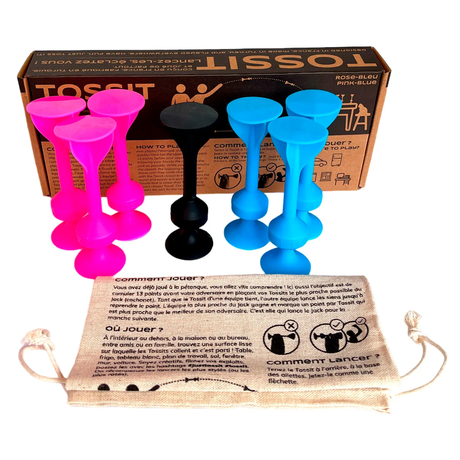 TOSSIT ORIGINAL STARTER PACK pink / hellblau-TOSSIT®