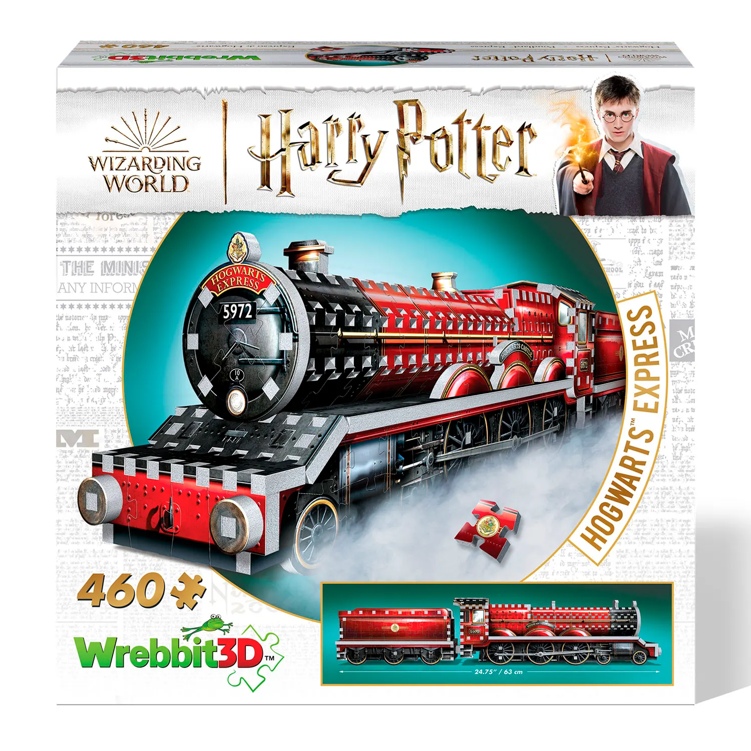 Hogwarts Express Harry Potter / Hogwarts Express Train 460 pcs. - 3D-Puzzle-Wrebbit-3D Puzzles
