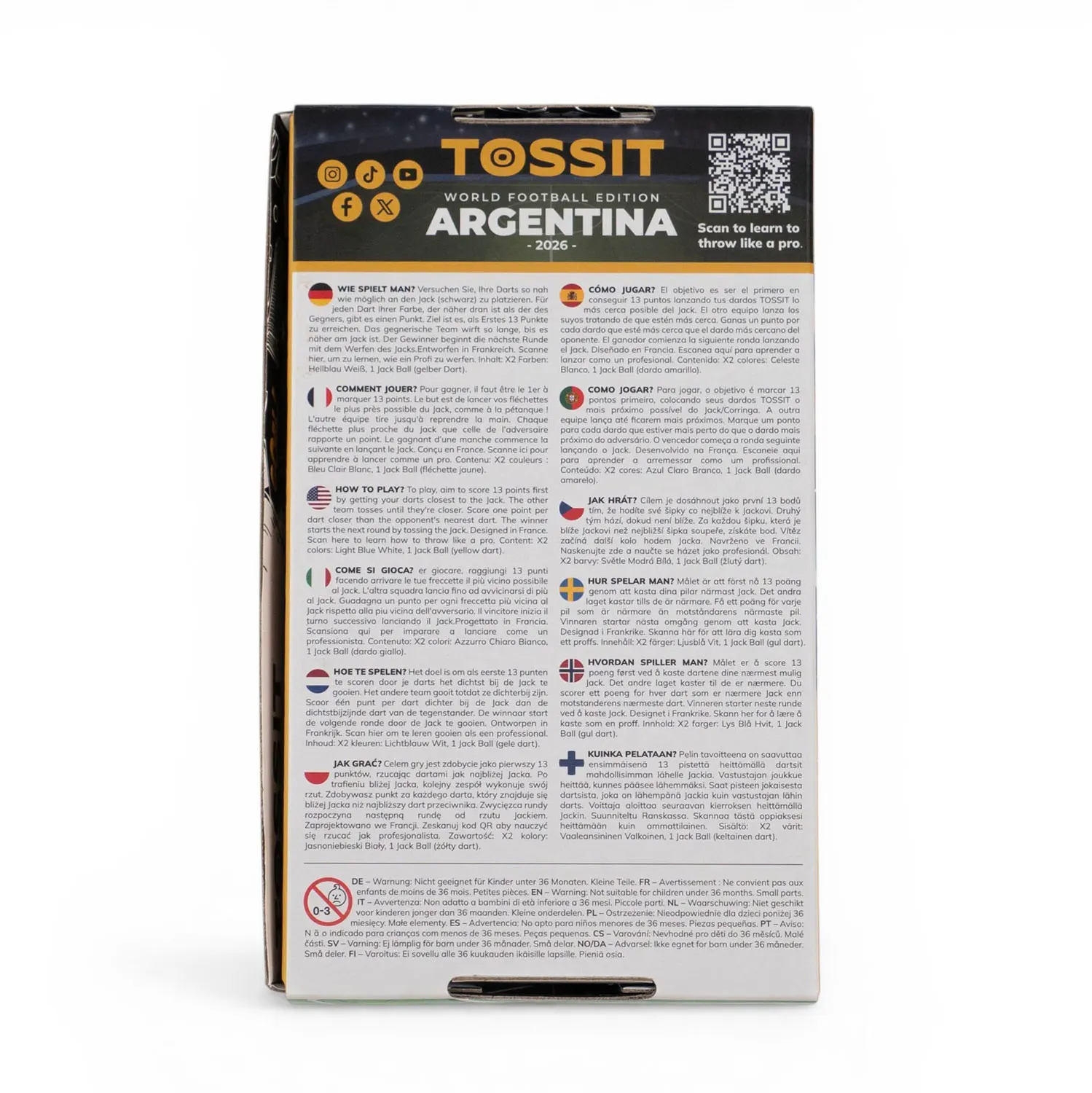 ARGENTINA - TOSSIT Starter Pack - World Football Edition-TOSSIT®