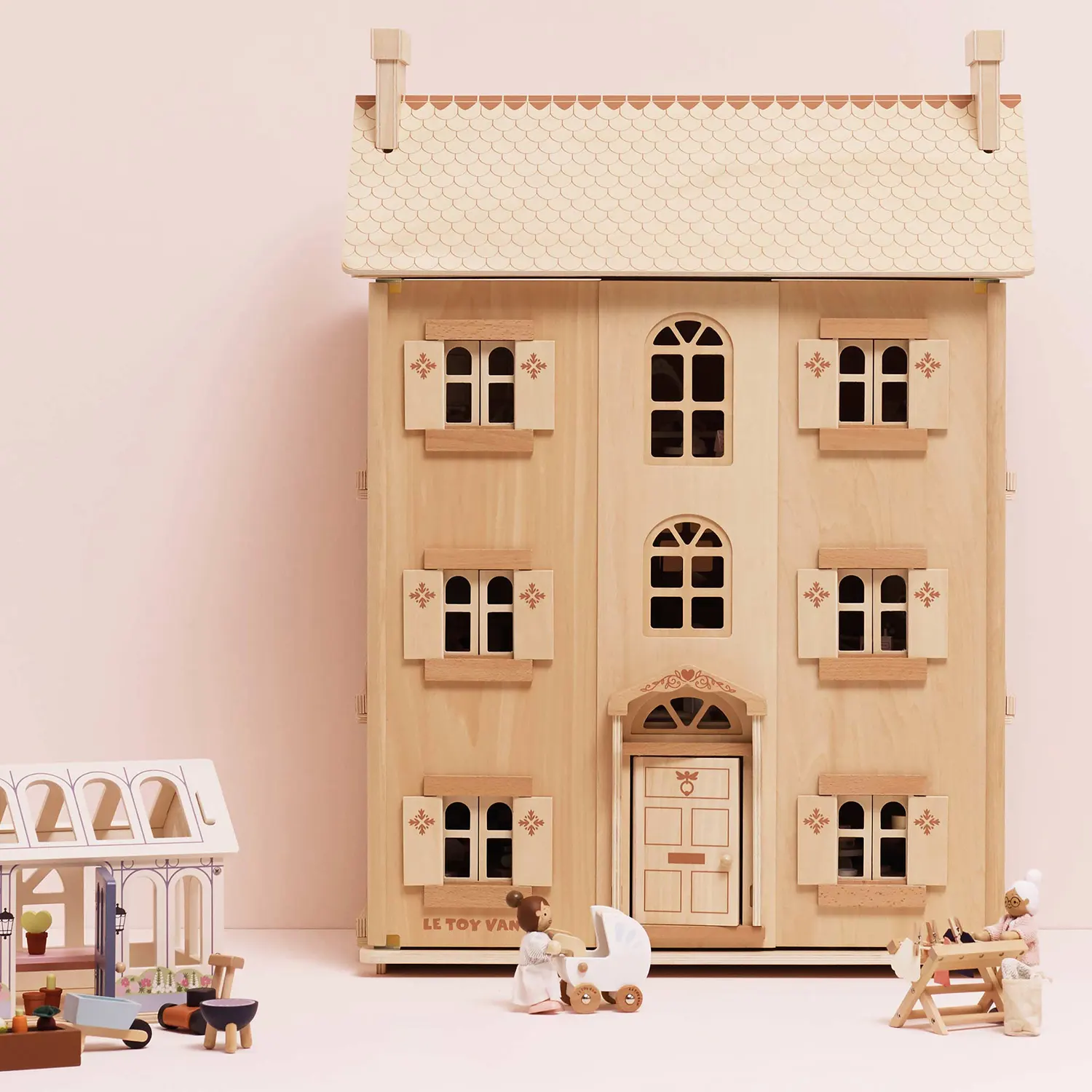 Puppenhaus Natur / Natural Wood Doll House-Le Toy Van (LTV)