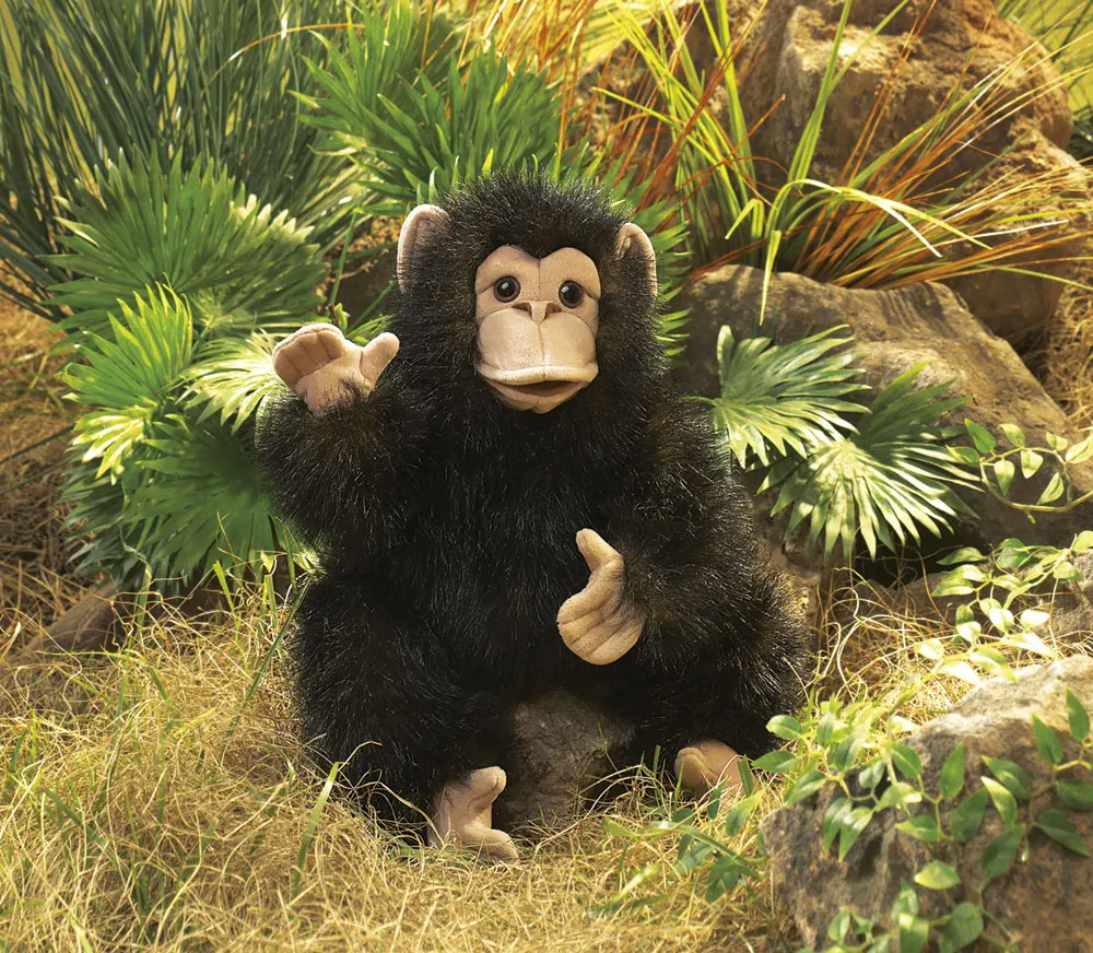 Baby Schimpanse / Baby Chimpanzee-Folkmanis® Puppets