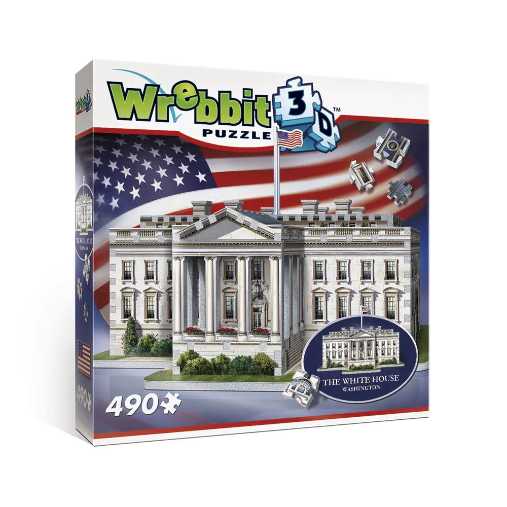 The White House - Washington / 3D-Puzzle-Wrebbit-3D Puzzles