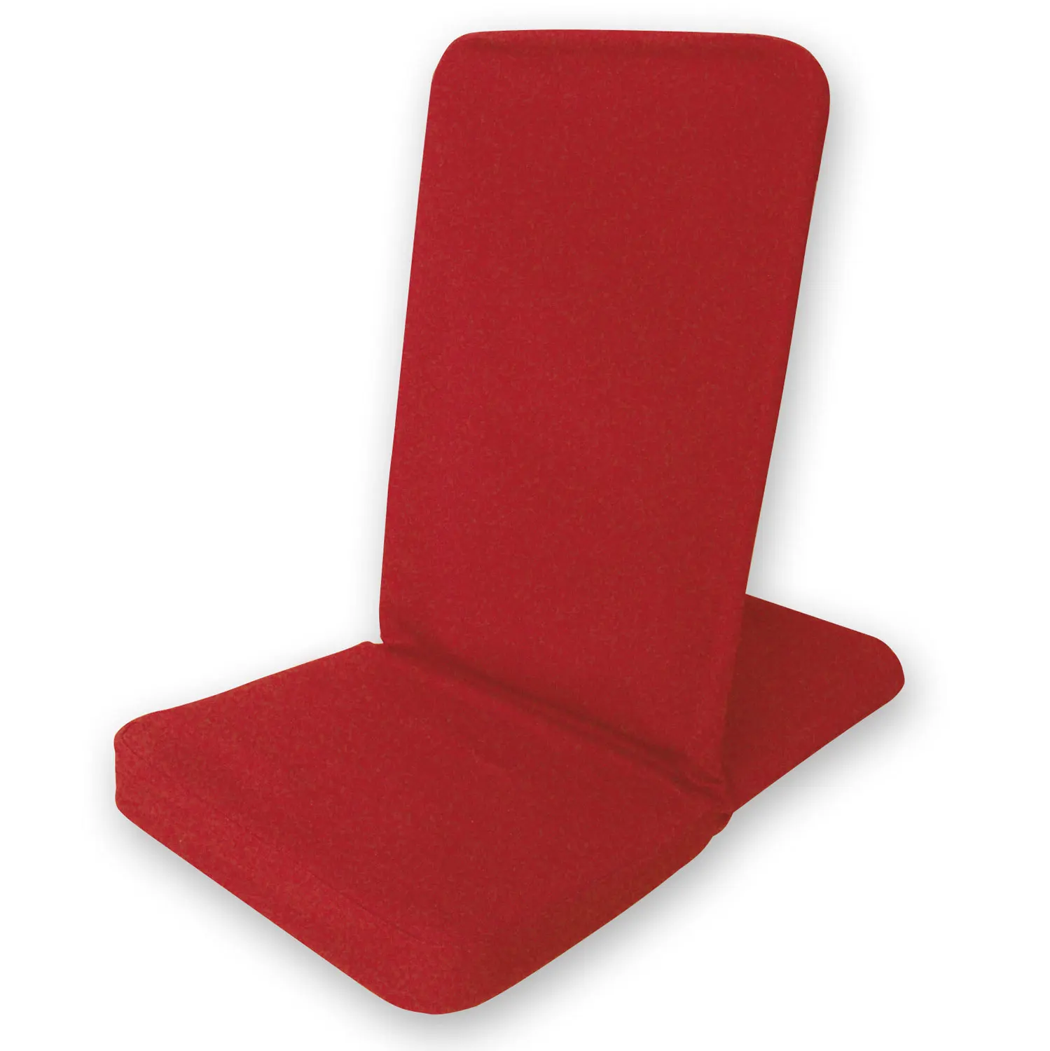 Bodenstuhl faltbar - rot / Folding Backjack - red