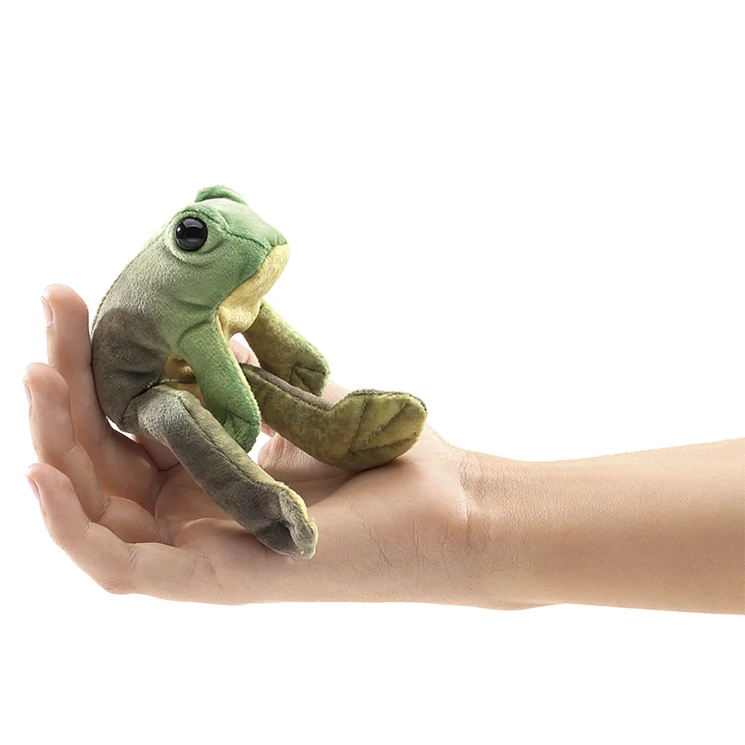 Mini sitzender Frosch / Mini Sitting Frog-Folkmanis® Puppets