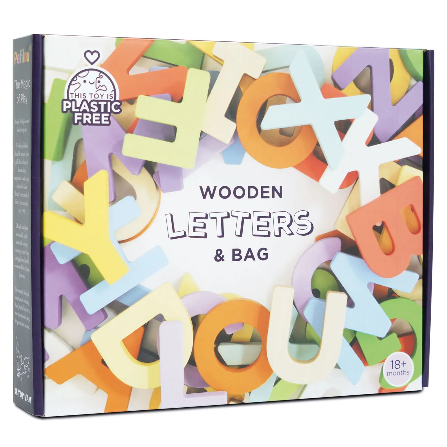 Buchstaben im Beutel / Wooden Alphabet Set & Bag-Le Toy Van (LTV)