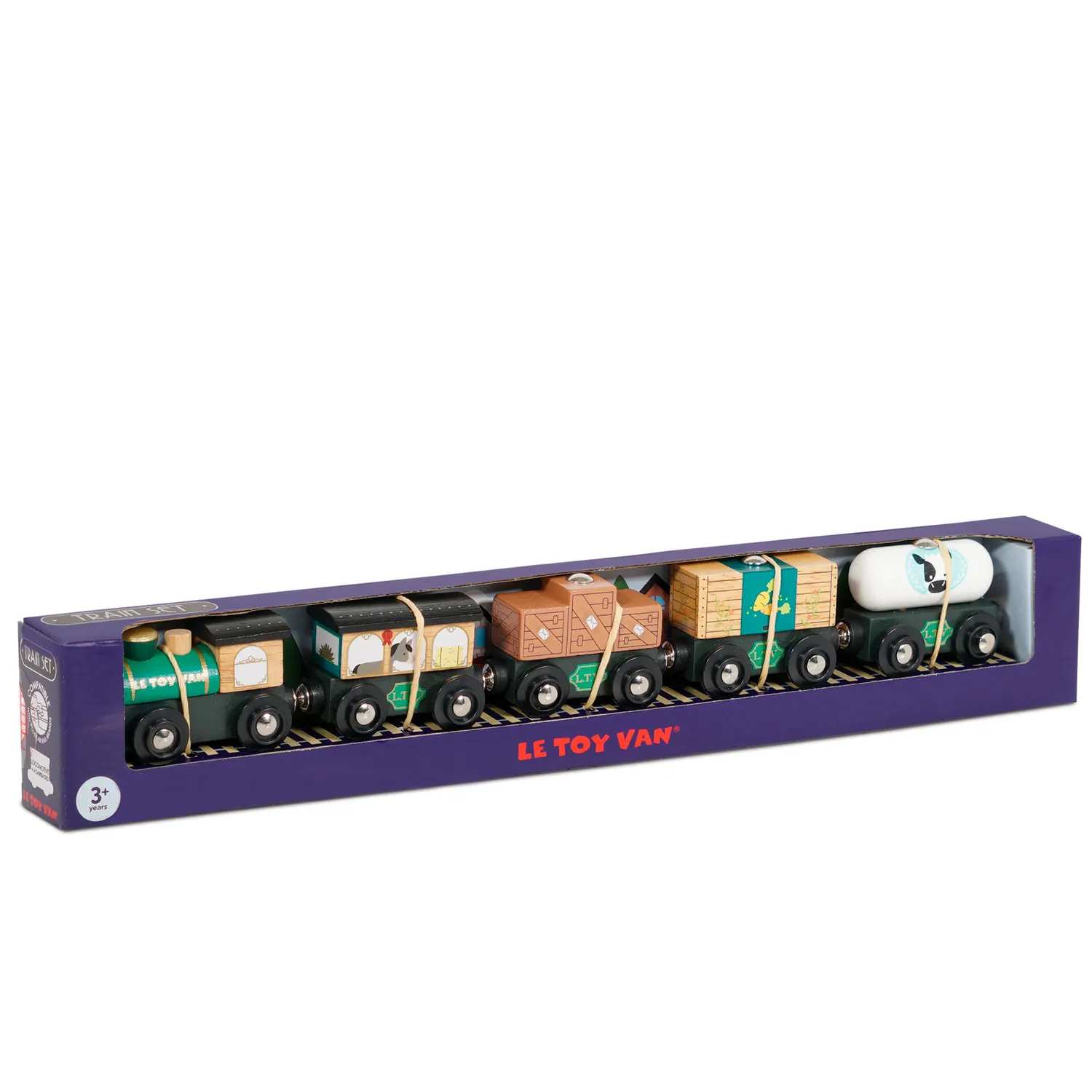 Grüner Zug & Güterwagen / Great Green Train & Goods Wagons-Le Toy Van (LTV)