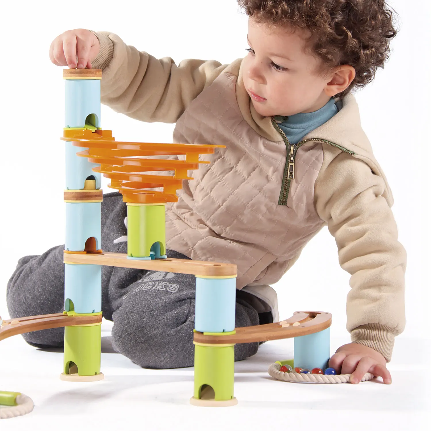 Kugelbahn: Bamboo Build & Run (98 pcs) MUSICAL-JH-products