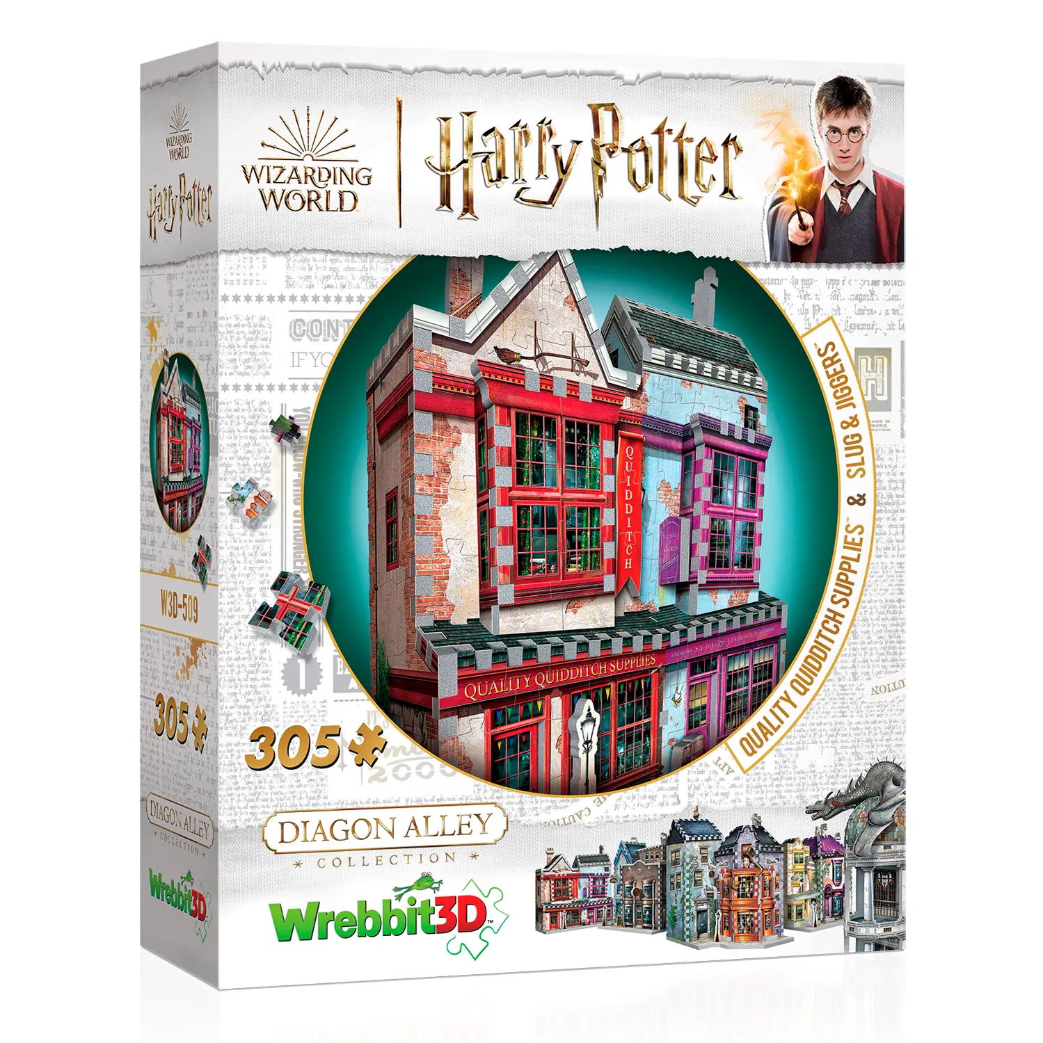 Qualitäts Quidditch Shop Harry Potter / Quality Quidditch Supplies 305 pcs.-Wrebbit-3D Puzzles