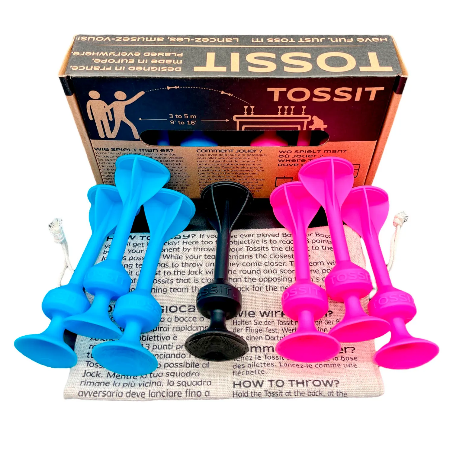 TOSSIT ORIGINAL STARTER PACK pink / hellblau-TOSSIT®