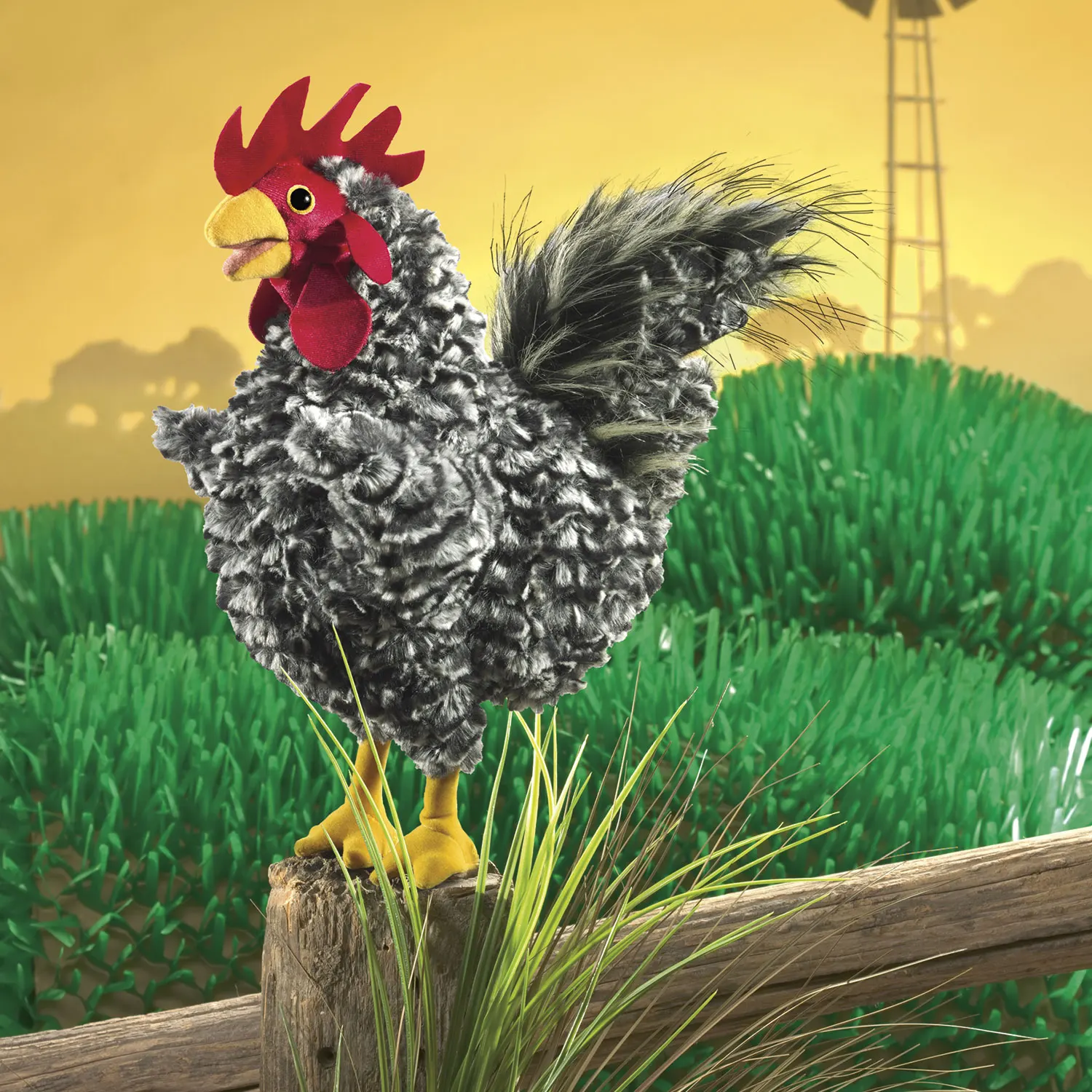 Hahn / Barred Rock Rooster-Folkmanis® Puppets