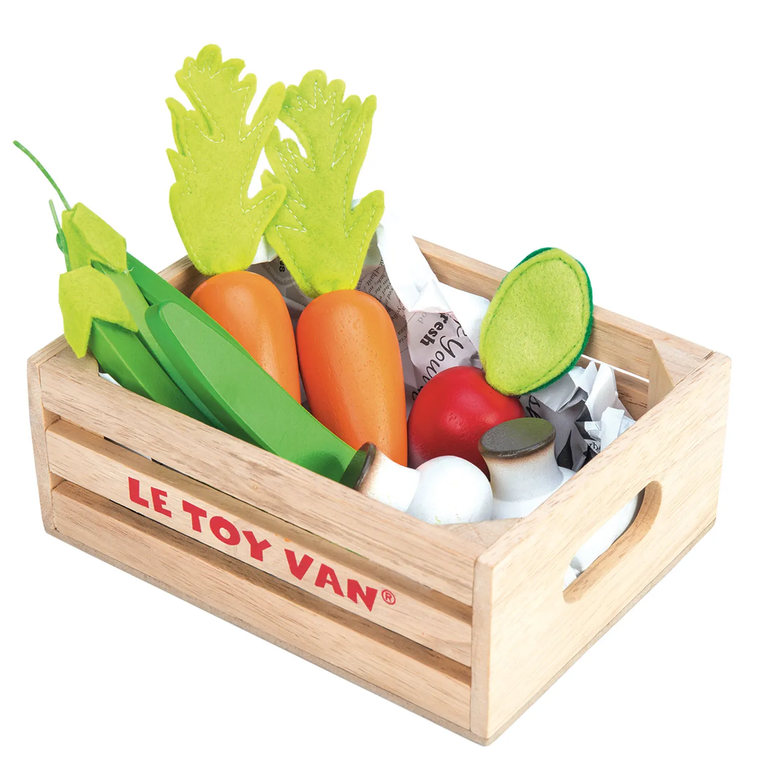 Gemüse Marktkiste / Harvest Vegetables Wooden Food Crate - 2022-Le Toy Van (LTV)