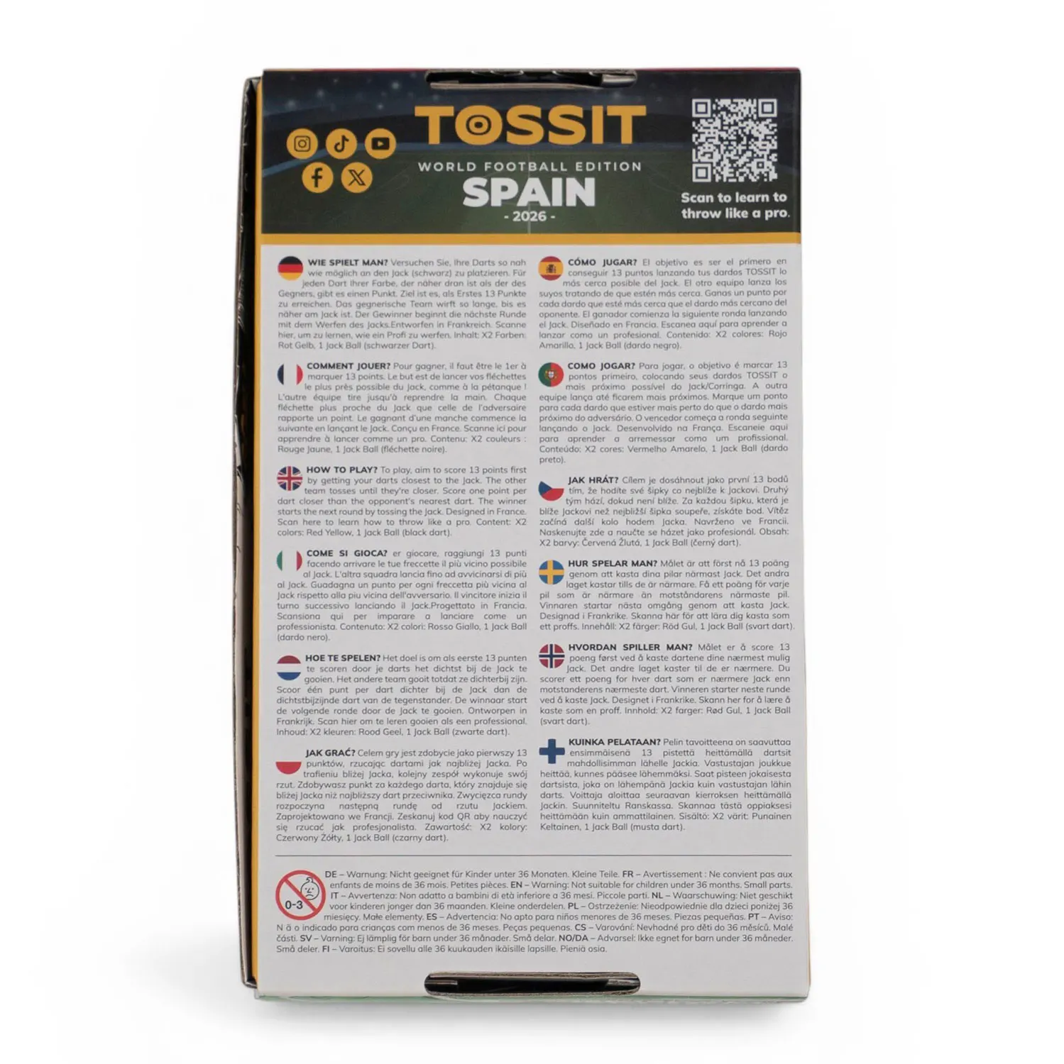 SPAIN - TOSSIT Starter Pack - World Football Edition-TOSSIT®