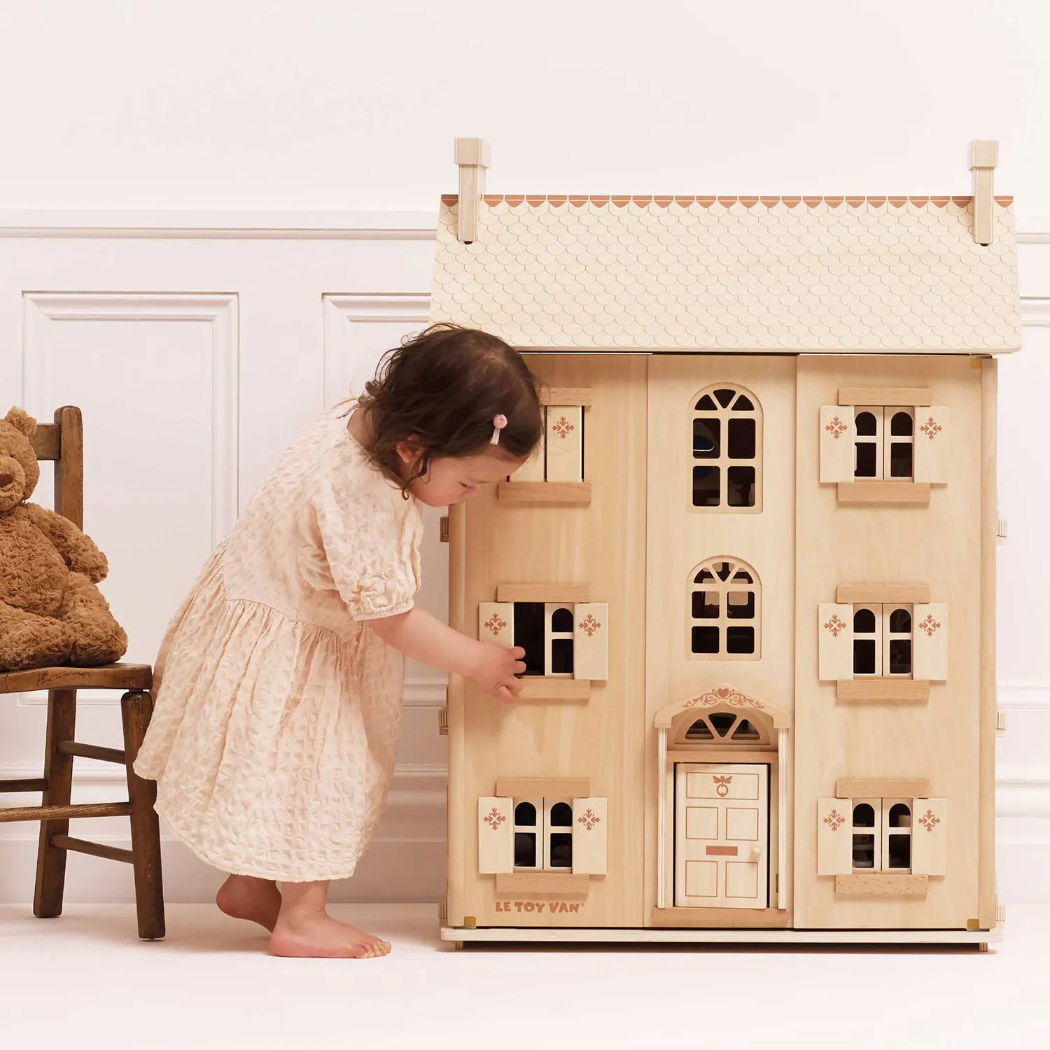 Puppenhaus Natur / Natural Wood Doll House-Le Toy Van (LTV)